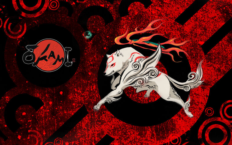 White Fox with Flames