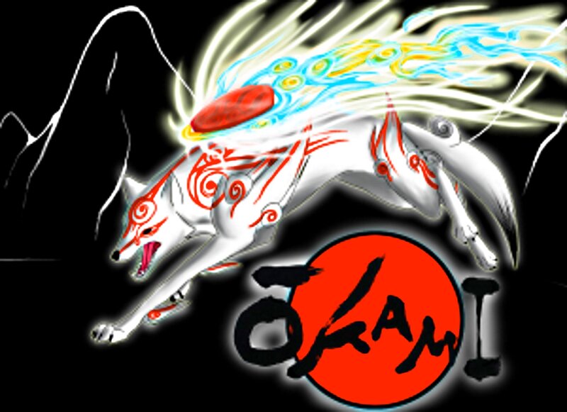 White Fox with Red Markings — Black