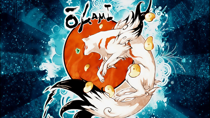 White Fox with Red Markings — Blue