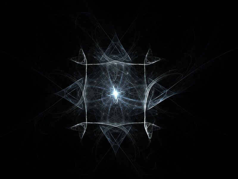 White Fractal Pattern