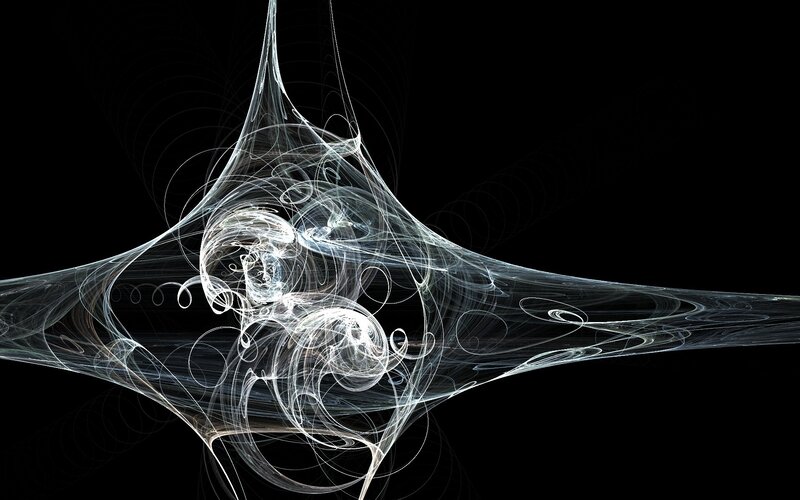 White Fractal Patterns — Ethereal