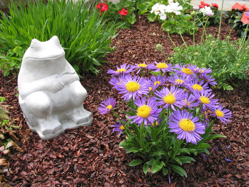 White Frog Statue