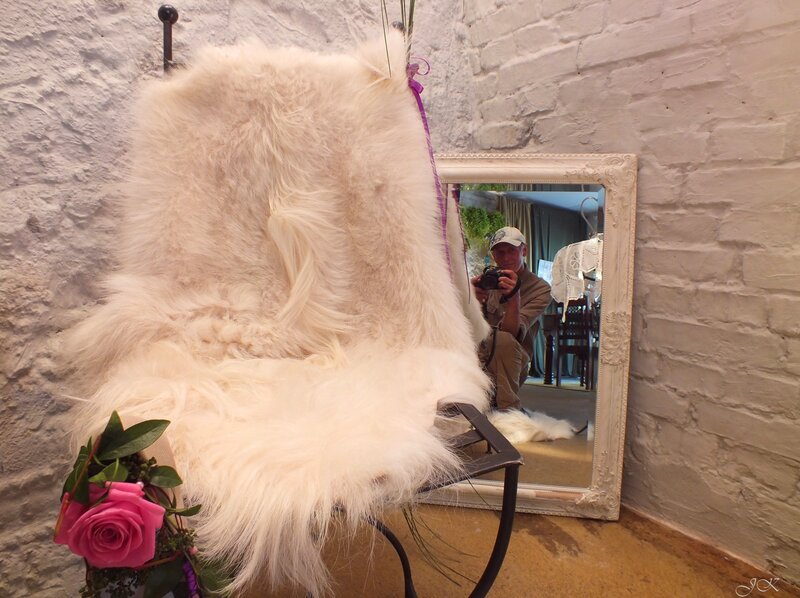 White Fur Chair