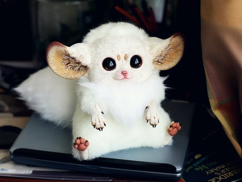 White Furry Creature