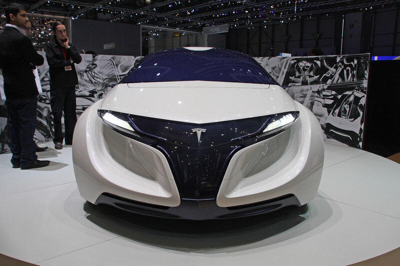 White Futuristic Car — Neutral