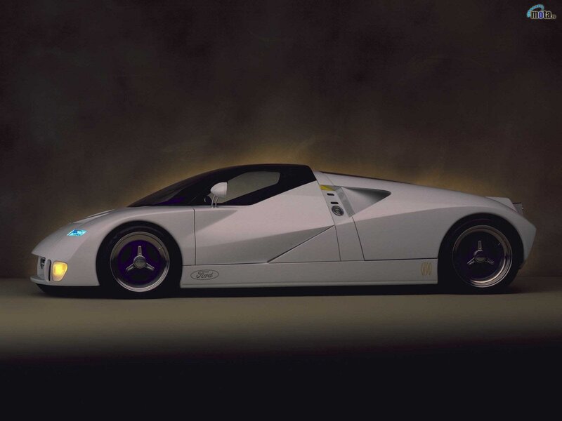 white futuristic sports car