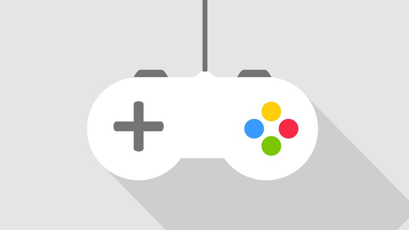 White Game Controller — Neutral