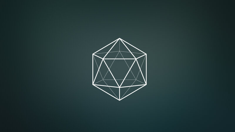 White Geometric Shape — Minimalist