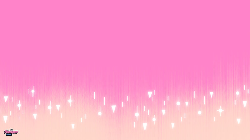 White Geometric Shapes — Pink