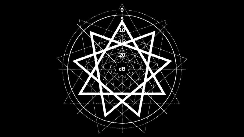 White Geometric Star Pattern