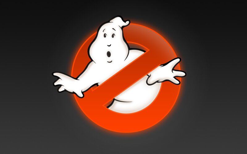 White Ghost Character — Black
