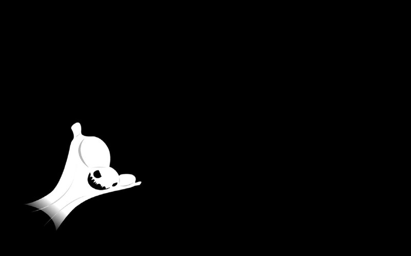 White Ghost Holding Skull