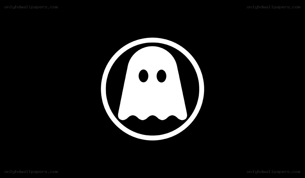 white ghost icon
