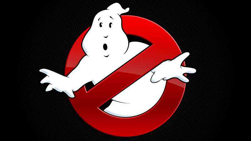 White Ghost in Red Circle — Black