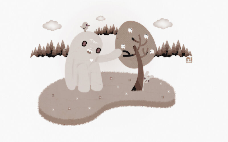 White Ghost-like Creature