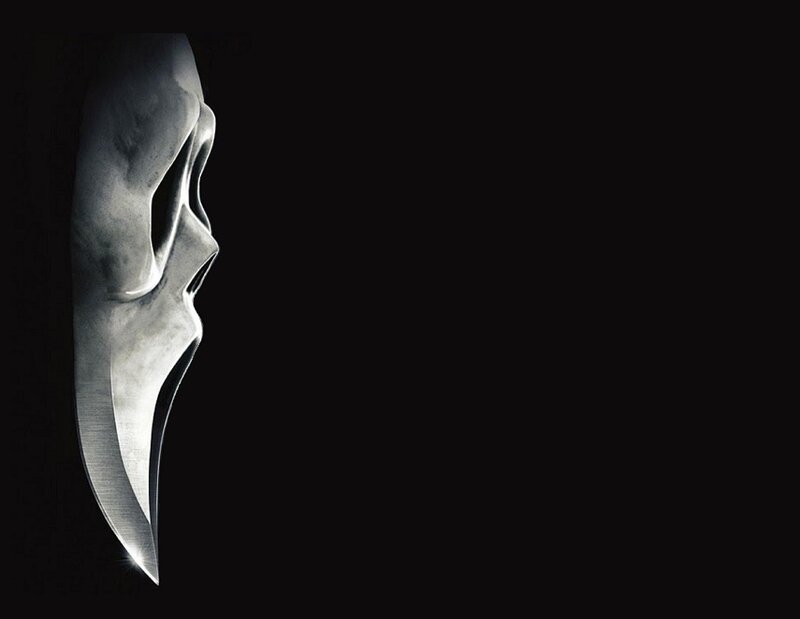 White Ghost Mask — Black