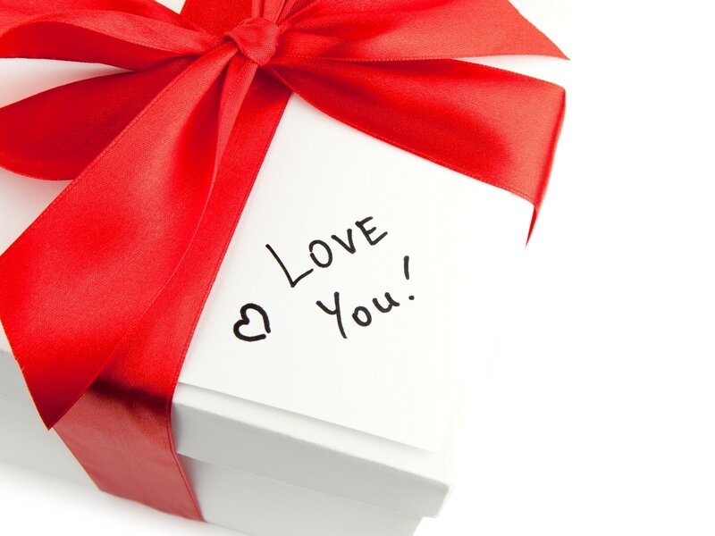 White Gift Box — Romantic