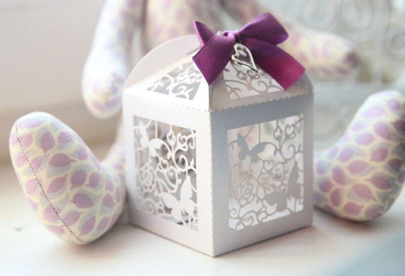 White Gift Box with Bow