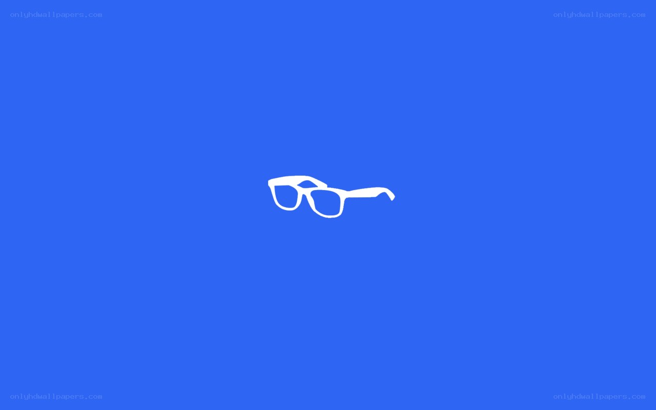 white glasses icon