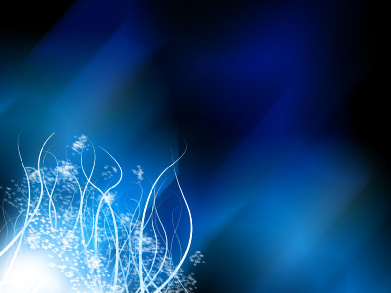 White Glowing Lines — Blue, Dramatic