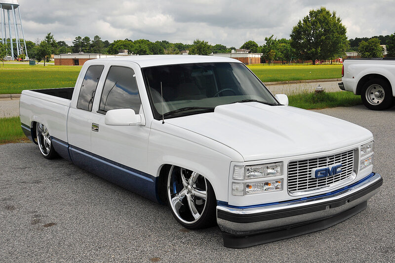 White GMC Pickup Truck — Calm