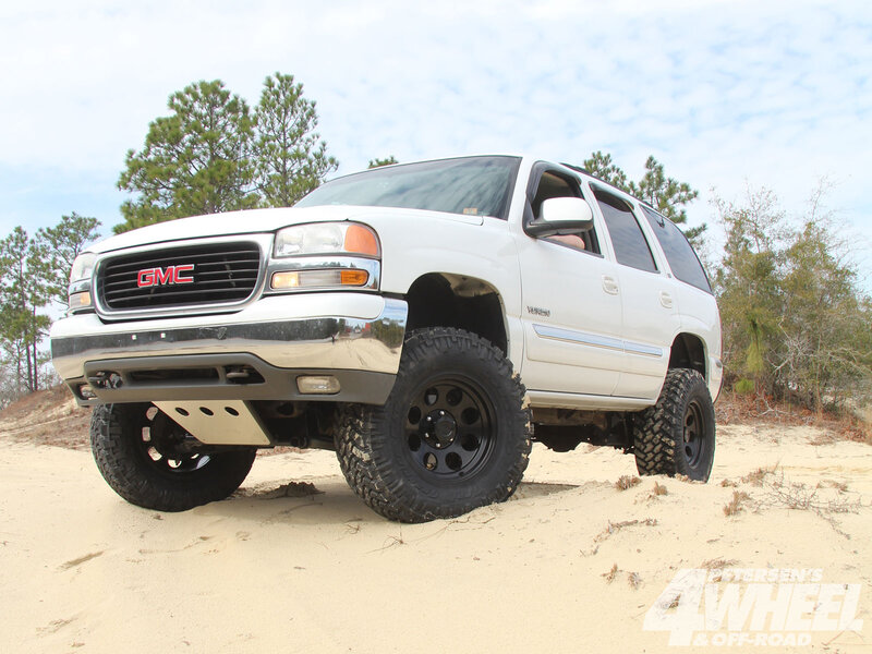 White Gmc Suv — Outdoor