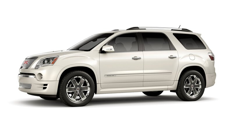 white gmc suv