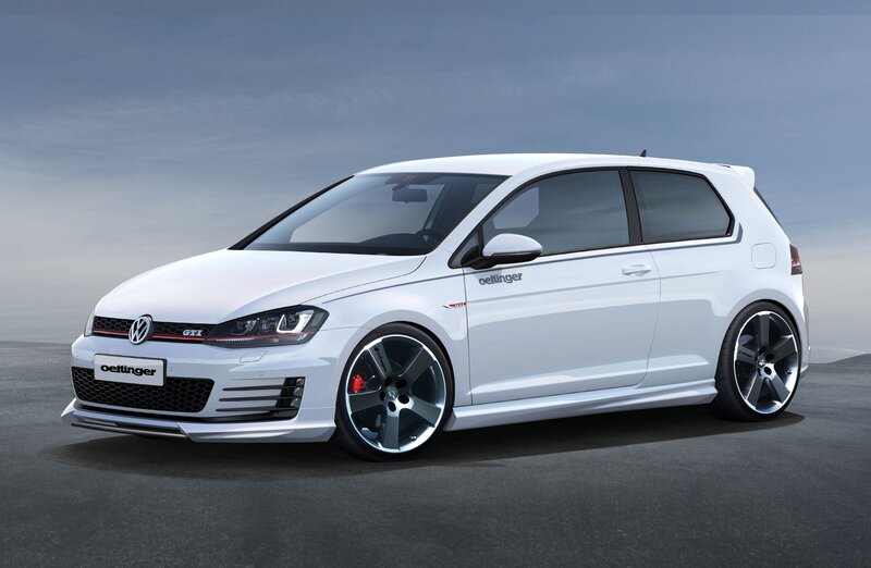 White Golf Gti Car