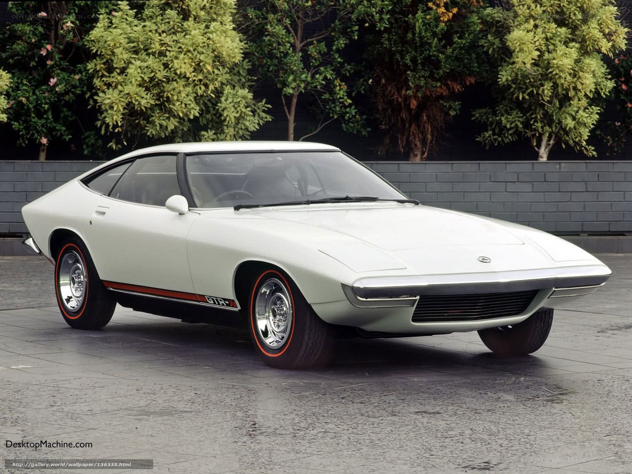 White GTO-X concept car