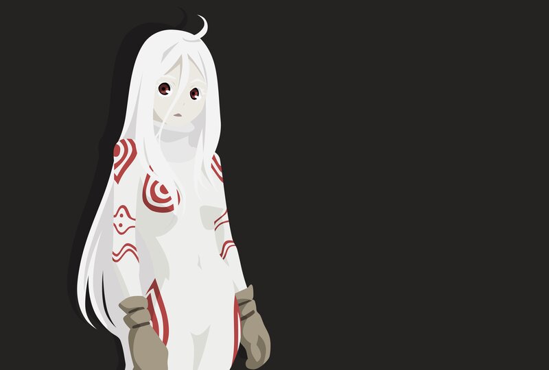 White-haired Anime Figure
