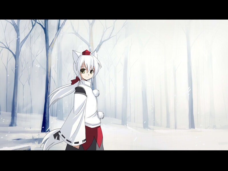 White-haired Anime Girl — White