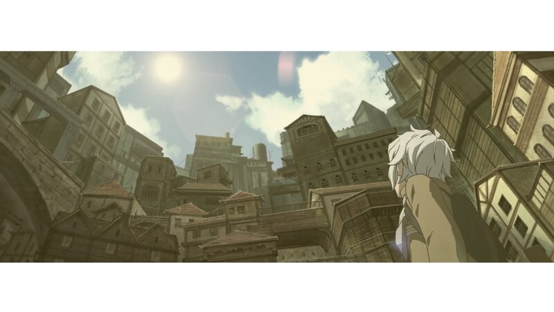 White-haired Character in City