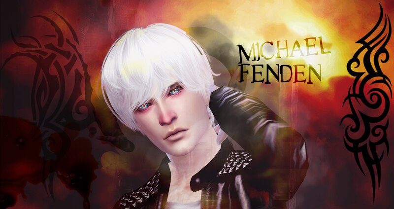 White-haired Character — Red