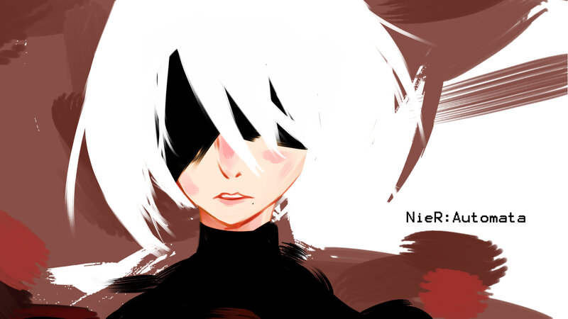 White-haired Character — White