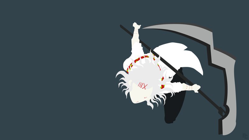 White-haired Character with Scythe
