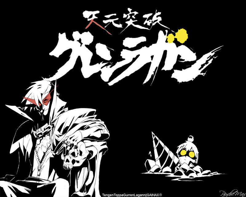 White-haired Character with Skull