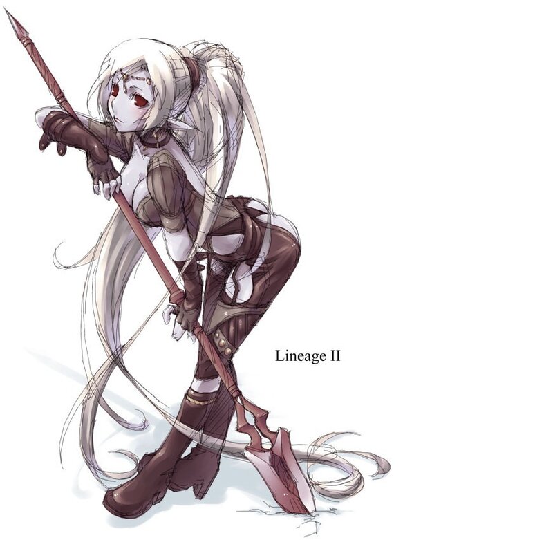 White-haired Elf Warrior