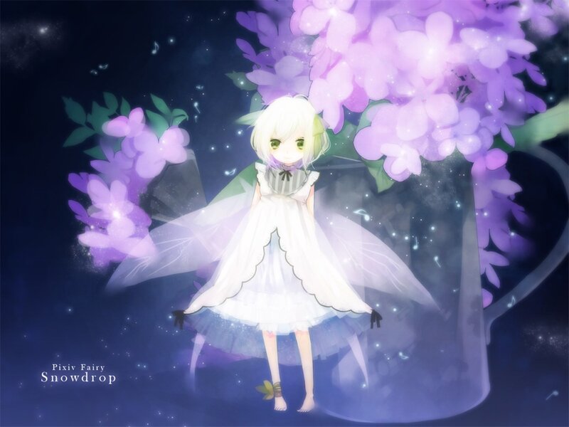 White-haired Fairy Girl