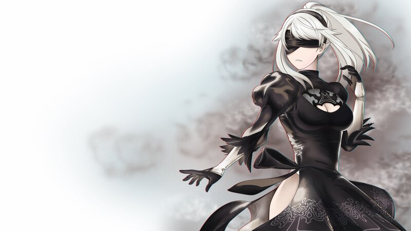 White-haired Female Android