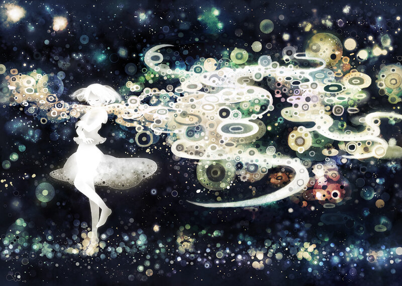 White-haired Figure in Space
