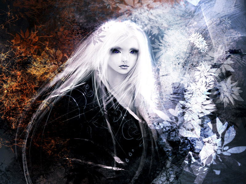 White-haired Figure