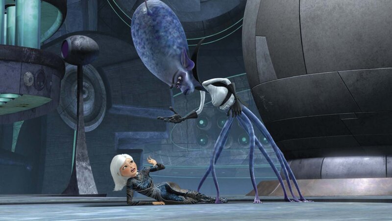 White-haired Girl and Alien