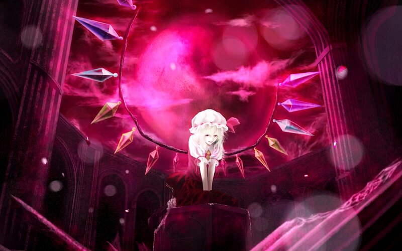 White-haired Girl in Castle
