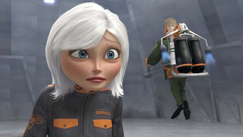 White-haired Girl in Uniform