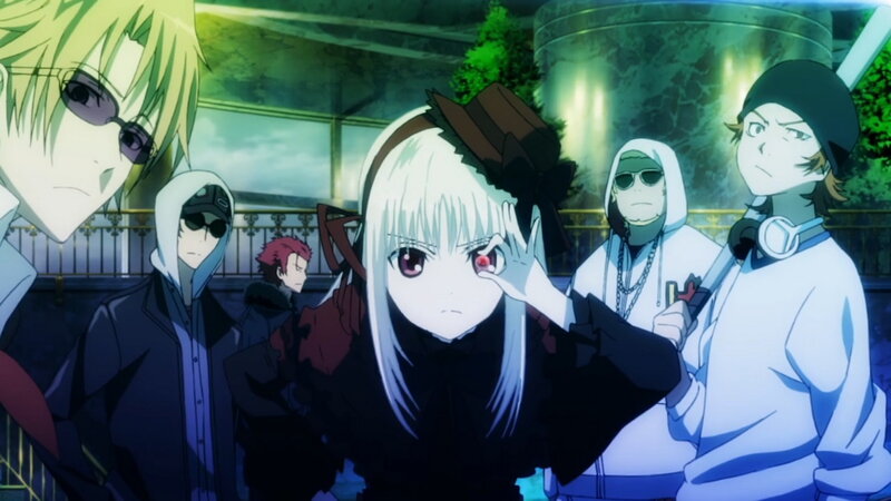 White-haired Girl with Red Eyes — Black