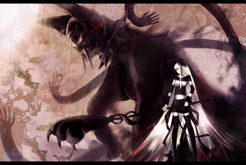 White-haired Girl with Staff