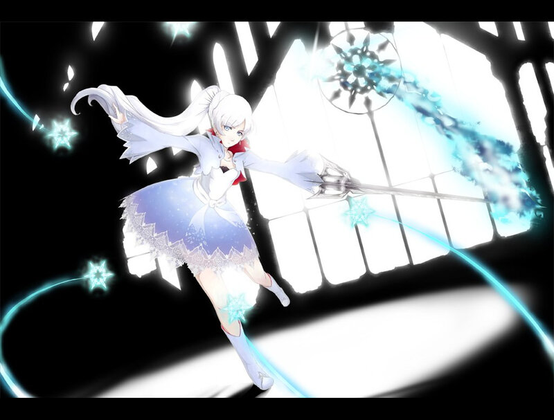 White-haired Girl with Sword — White