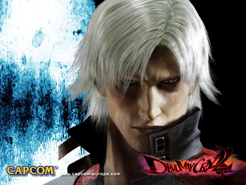 White-haired Man in Armor — Black