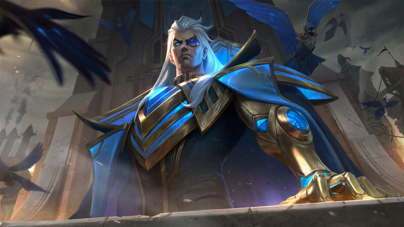 White-haired Man in Armor