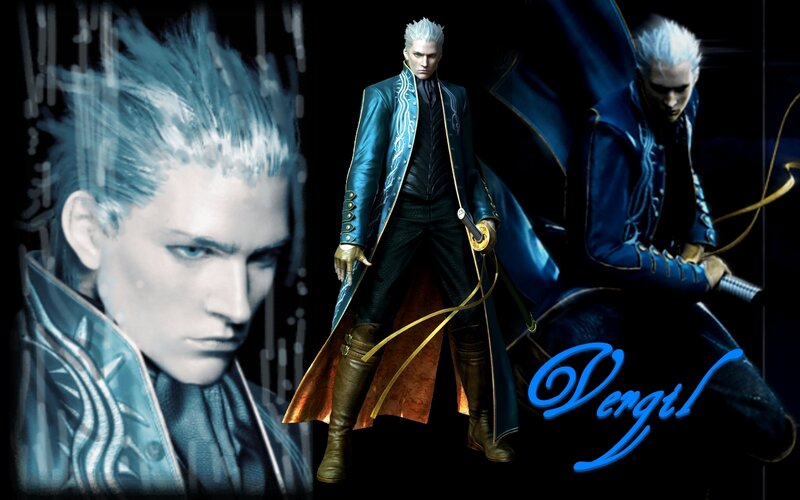 White-haired Man in Blue Coat